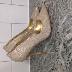 Dune London Gold Heels